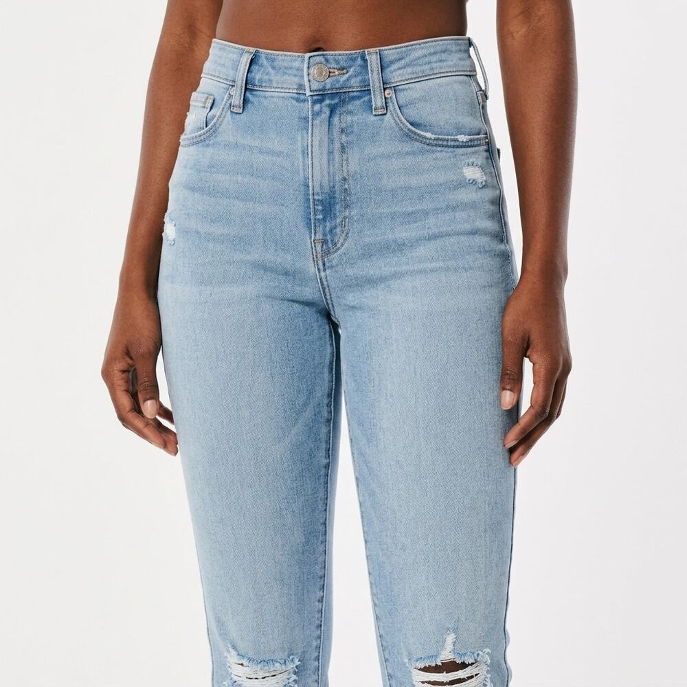 HOLLISTER CALIFORNIA Blue Skinny Stretch Jeans Women Slim Denim Size 31